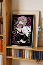 Demon Slayer Mitsuri Anime Poster Duvar Tablosu, Anime Severlere Özel Hediye - Görsel 2