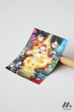 Dragon Ball Goku ve Vegeta Poster Duvar Tablosu, Anime Severlere Özel Hediye - Görsel 7