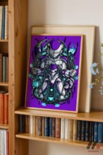 Dragon Ball Mecha Frieza Poster Duvar Tablosu, Anime Severlere Özel Hediye - Görsel 5