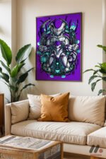 Dragon Ball Mecha Frieza Poster Duvar Tablosu, Anime Severlere Özel Hediye - Görsel 3