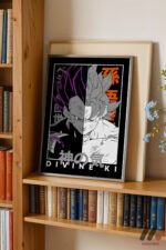 Dragon Ball Divine Ki Poster Duvar Tablosu, Anime Severlere Özel Hediye - Görsel 2