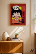 Dragon Ball Genç Goku Poster Duvar Tablosu, Anime Severlere Özel Hediye - Görsel 4