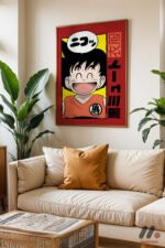 Dragon Ball Genç Goku Poster Duvar Tablosu, Anime Severlere Özel Hediye - Görsel 6
