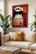 Dragon Ball Genç Goku Poster Duvar Tablosu, Anime Severlere Özel Hediye - Görsel 3