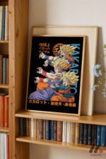 Dragon Ball Goku Gohan Goten Poster Duvar Tablosu, Anime Severlere Özel Hediye - Görsel 5