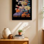 Dragon Ball Goku Gohan Goten Poster Duvar Tablosu, Anime Severlere Özel Hediye