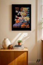 Dragon Ball Goku Gohan Goten Poster Duvar Tablosu, Anime Severlere Özel Hediye