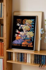 Dragon Ball Goku Gohan Goten Poster Duvar Tablosu, Anime Severlere Özel Hediye - Görsel 2