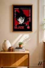 Dragon Ball Goku Black Poster Duvar Tablosu, Anime Severlere Özel Hediye - Görsel 4