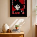 Dragon Ball Goku Black Poster Duvar Tablosu, Anime Severlere Özel Hediye