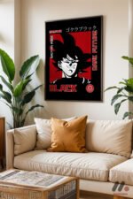Dragon Ball Goku Black Poster Duvar Tablosu, Anime Severlere Özel Hediye - Görsel 3