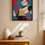 Dragon Ball Vegeta Anime Poster Duvar Tablosu, Anime Severlere Özel Hediye