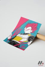 Dragon Ball Vegeta Anime Poster Duvar Tablosu, Anime Severlere Özel Hediye - Görsel 7