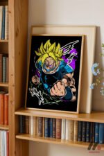 Dragon Ball Füzyon Savaşçı Poster Duvar Tablosu, Anime Severlere Özel Hediye - Görsel 5