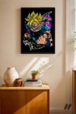 Dragon Ball Füzyon Savaşçı Poster Duvar Tablosu, Anime Severlere Özel Hediye