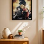 Fullmetal Alchemist Edward Poster Duvar Tablosu, Anime Severlere Özel Hediye