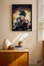 Fullmetal Alchemist Edward Poster Duvar Tablosu, Anime Severlere Özel Hediye