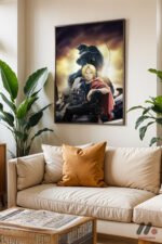 Fullmetal Alchemist Edward Poster Duvar Tablosu, Anime Severlere Özel Hediye - Görsel 3