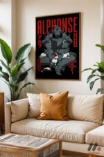 Fullmetal Alchemist Alphonse Poster Duvar Tablosu, Anime Severlere Özel Hediye - Görsel 6