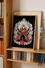 Fullmetal Alchemist Simya Poster Duvar Tablosu, Anime Severlere Özel Hediye - Görsel 5