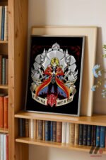 Fullmetal Alchemist Simya Poster Duvar Tablosu, Anime Severlere Özel Hediye - Görsel 2