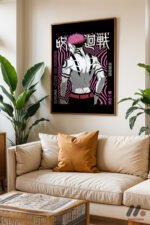 Jujutsu Kaisen Sukuna Poster Duvar Tablosu, Anime Severlere Özel Hediye - Görsel 6
