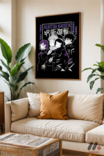Jujutsu Kaisen Karakter Grubu Poster Duvar Tablosu, Anime Severlere Özel Hediye - Görsel 6