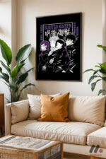 Jujutsu Kaisen Karakter Grubu Poster Duvar Tablosu, Anime Severlere Özel Hediye - Görsel 3