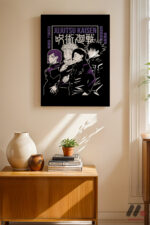 Jujutsu Kaisen Karakter Grubu Poster Duvar Tablosu, Anime Severlere Özel Hediye - Görsel 8