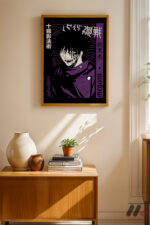 Jujutsu Kaisen Megumi Poster Duvar Tablosu, Anime Severlere Özel Hediye - Görsel 4