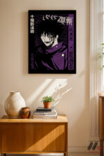 Jujutsu Kaisen Megumi Poster Duvar Tablosu, Anime Severlere Özel Hediye - Görsel 8