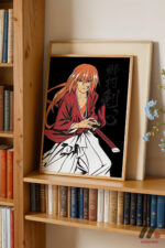 Rurouni Kenshin Samuray Poster Duvar Tablosu, Anime Severlere Özel Hediye - Görsel 5