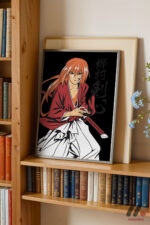 Rurouni Kenshin Samuray Poster Duvar Tablosu, Anime Severlere Özel Hediye - Görsel 2