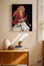 Rurouni Kenshin Samuray Poster Duvar Tablosu, Anime Severlere Özel Hediye - Görsel 8