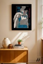 Prenses Mononoke Anime Poster Duvar Tablosu, Anime Severlere Özel Hediye - Görsel 2