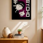Mob Psycho 100 Anime Poster Duvar Tablosu, Anime Severlere Özel Hediye