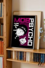 Mob Psycho 100 Anime Poster Duvar Tablosu, Anime Severlere Özel Hediye - Görsel 2