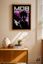 Mob Psycho Shigeo Poster Duvar Tablosu, Anime Severlere Özel Hediye - Görsel 4