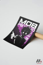 Mob Psycho Shigeo Poster Duvar Tablosu, Anime Severlere Özel Hediye - Görsel 7