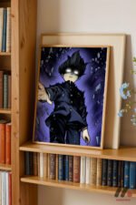 Mob Psycho Uzay Sahnesi Poster Duvar Tablosu, Anime Severlere Özel Hediye - Görsel 5