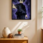 Mob Psycho Uzay Sahnesi Poster Duvar Tablosu, Anime Severlere Özel Hediye