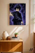 Mob Psycho Uzay Sahnesi Poster Duvar Tablosu, Anime Severlere Özel Hediye - Görsel 8