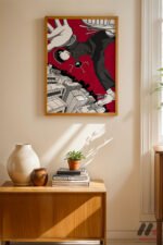 Mob Psycho Aksiyon Poster Duvar Tablosu, Anime Severlere Özel Hediye - Görsel 4