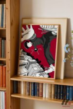 Mob Psycho Aksiyon Poster Duvar Tablosu, Anime Severlere Özel Hediye - Görsel 5