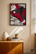 Mob Psycho Aksiyon Poster Duvar Tablosu, Anime Severlere Özel Hediye