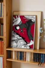 Mob Psycho Aksiyon Poster Duvar Tablosu, Anime Severlere Özel Hediye - Görsel 2