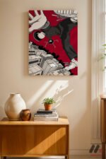 Mob Psycho Aksiyon Poster Duvar Tablosu, Anime Severlere Özel Hediye - Görsel 8