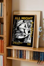 My Hero Academia All Might Poster Duvar Tablosu, Anime Severlere Özel Hediye - Görsel 5