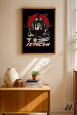 Naruto Itachi Anime Poster Duvar Tablosu, Anime Severlere Özel Hediye - Görsel 4