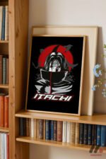 Naruto Itachi Anime Poster Duvar Tablosu, Anime Severlere Özel Hediye - Görsel 5